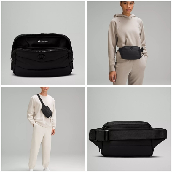lululemon athletica Handbags - Lululemon $68 Everywhere Belt Bag Large 2L Wunder Puff Black NWT